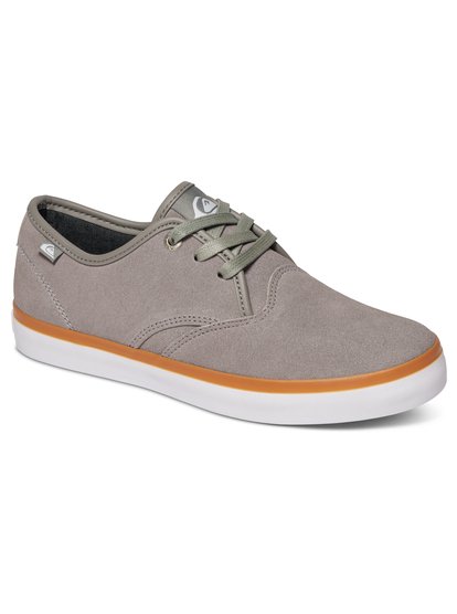 quiksilver, Замшевые кеды Shorebreak, GREY/GREY/GREY (xsss) Shorebreak - Suede Shoes AQBS300014