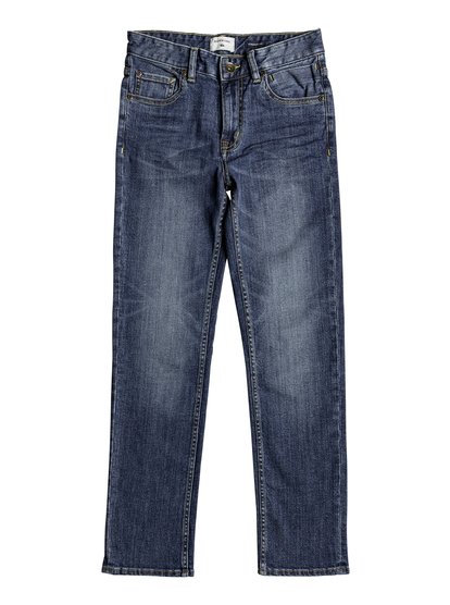 quiksilver, Прямые джинсы Revolver Sky, MIDDLE SKY (bsww) Revolver Sky - Straight Fit Jeans for Boys 8-16 EQBDP03135