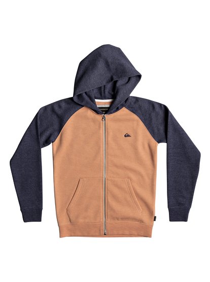 quiksilver, Толстовка на молнии Everyday, CADMIUM ORANGE HEATHER (nhjh) Everyday - Zip-Up Hoodie EQBFT03394