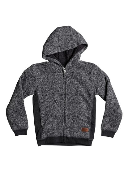 quiksilver, Флисовая худи Keller Sherpa, DARK GREY HEATHER (ktfh) Keller Sherpa - Zip-Up Polar Fleece Hoodie EQBFT03395