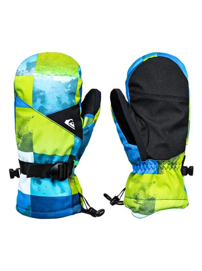 quiksilver, Сноубордические варежки Mission, BLUE SULPHUR ICEY CHECK (ggp9) Mission - Snowboard/Ski Gloves EQBHN03013