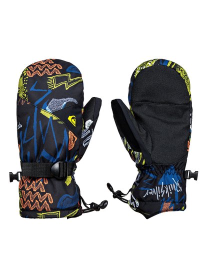 quiksilver, Сноубордические варежки Mission, BLACK THUNDERBOLTS (kvj4) Mission - Snowboard/Ski Gloves EQBHN03013