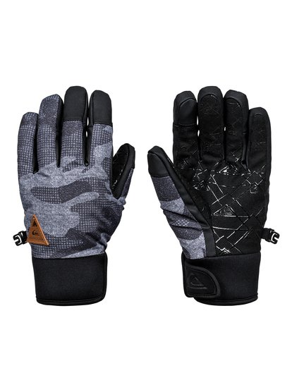 quiksilver, Сноубордические перчатки Method, BLACK GREY CAMOKAZI (kvj9) Method - Snowboard/Ski Gloves EQBHN03014