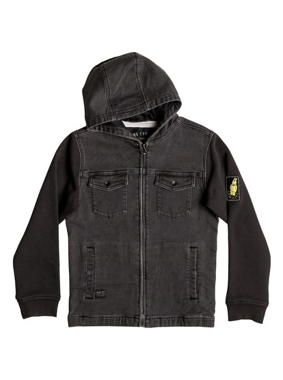 quiksilver, Джинсовая куртка Selfeet, TARMAC (kta0) Selfeet - Denim Jersey Jacket EQBJK03100