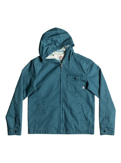 quiksilver, Куртка с капюшоном Maxson Shore, INDIAN TEAL (bqk0) Maxson Shore - Hooded Jacket EQBJK03116