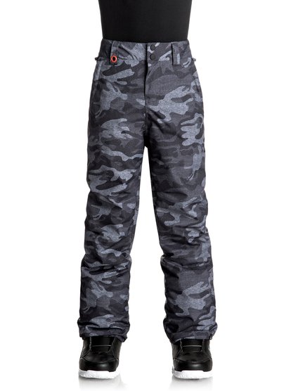 quiksilver, Сноубордические штаны Estate, BLACK GREY CAMOKAZI (kvj9) Estate - Snow Pants EQBTP03015