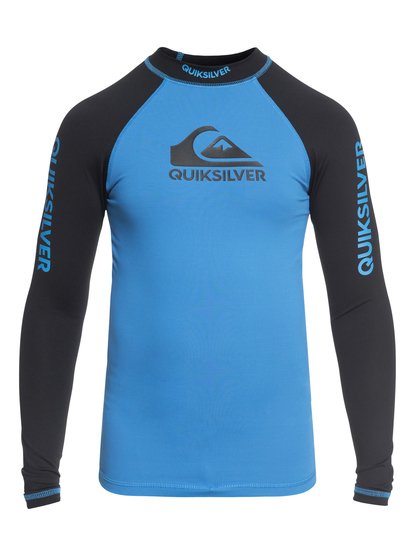 quiksilver, Гидрофутболка с длинным рукавом On Tours UPF 50, BRILLIANT BLUE/ BLACK (xbbk) On Tours - Long Sleeve UPF 50 Rash Vest EQBWR03040