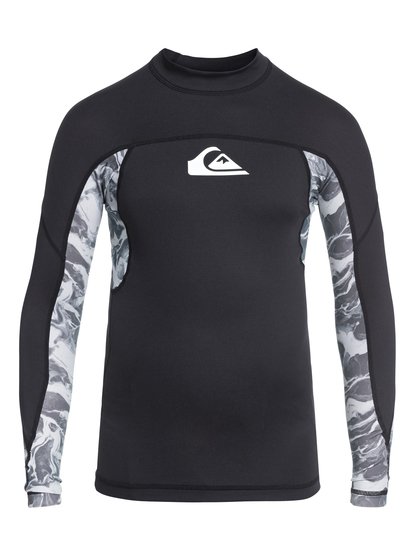 quiksilver, Гидрофутболка с длинным рукавом Slashs UPF 50, BLACK (kvj0) Slashs - Long Sleeve UPF 50 Rash Vest EQBWR03044