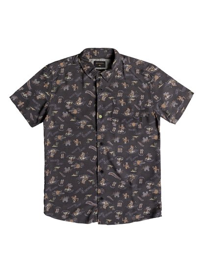 quiksilver, Рубашка с коротким рукавом Aloha, TARMAC ALOHA YOUTH (kta7) Aloha - Short Sleeve Shirt for Boys 8-16 EQBWT03211