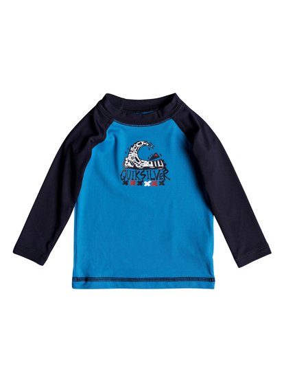 quiksilver, Гидрофутболка с длинным рукавом Bubble Dream UPF 50, BLUE DANUBE/ NAVY BLAZER (xbkb) Bubble Dream - Long Sleeve UPF 50 Rash Vest EQIWR03013