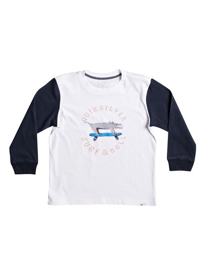 quiksilver, Лонгслив Carbon Pro Magnet, WHITE (wbb0) Carbon Pro Magnet - Super-Soft Long Sleeve T-Shirt EQKZT03130