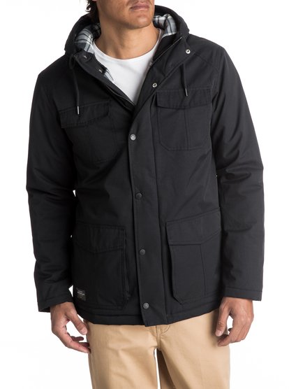 quiksilver, Куртка Waterman Weather, BLACK (kvj0) Waterman Weather - Waterproof Hooded Jacket EQMJK03005