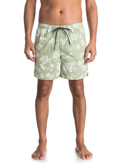 quiksilver, Пляжные шорты Om Floral, RESEDA (gfy0) Waterman Om Floral 17" - Swim Shorts for Men EQMJV03027
