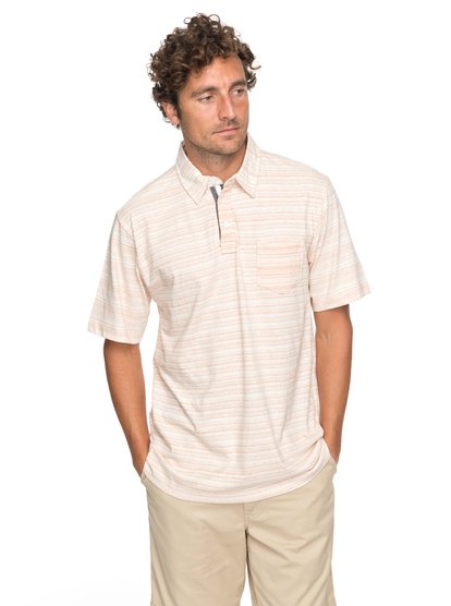 quiksilver, Рубашка поло Sand Dollar, DUSTY CORAL SAND DOLLAR (nht3) Waterman Sand Dollar - Polo Shirt EQMKT03025