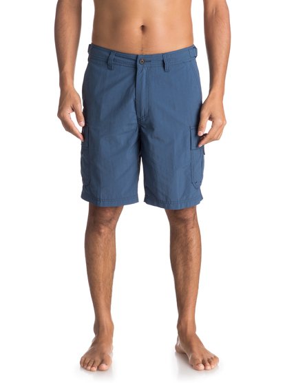 quiksilver, Шорты Waterman Skipper, DARK DENIM (brq0) Waterman Skipper - Cargo Shorts for Men EQMWS03016