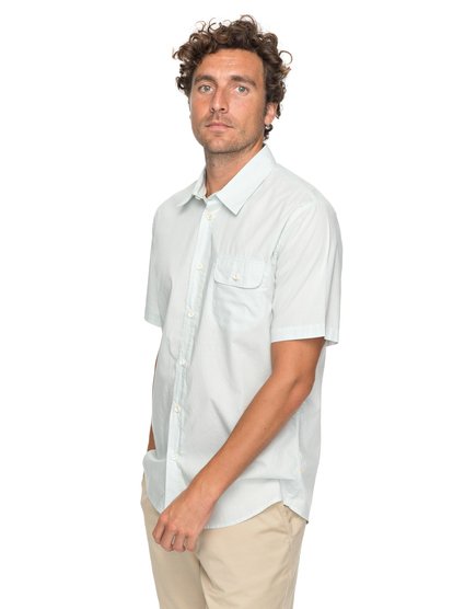 quiksilver, Рубашка с коротким рукавом Waterman Big Board, MISTY BLUE (bep0) Waterman Big Board - Short Sleeve Shirt for Men EQMWT03137