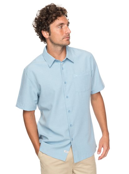quiksilver, Рубашка с коротким рукавом Waterman Centinela, MISTY BLUE (bep0) Waterman Centinela 4 - Short Sleeve Shirt for Men EQMWT03148