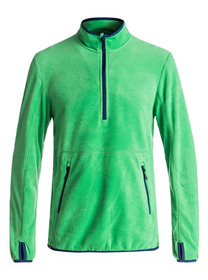 quiksilver, Толстовка на молнии Cosmo, KELLY GREEN (gnk0) Cosmo - Polartec® Half-Zip Mid Layer EQYFT03625