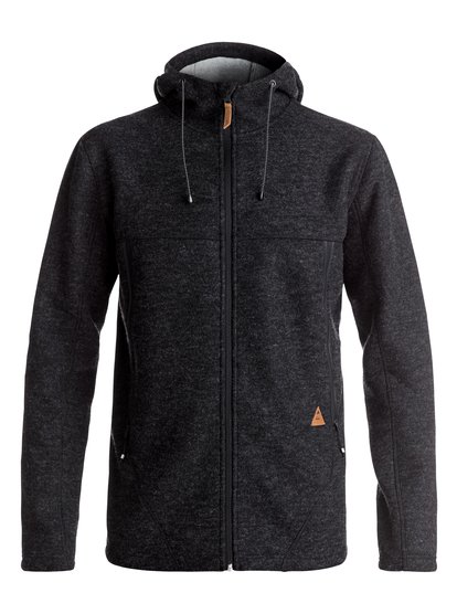quiksilver, Толстовка на молнии Into The Wild, BLACK (kvj0) Into The Wild - Zip-Up Mid Layer for Men EQYFT03630