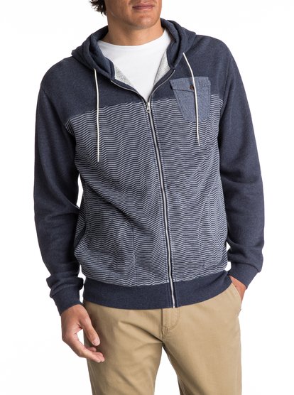 quiksilver, Толстовка на молнии Mahatao, NAVY BLAZER HEATHER (byjh) Mahatao - Zip-Up Hoodie EQYFT03685