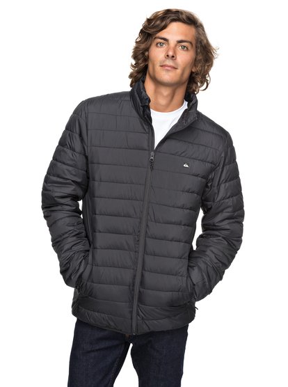 quiksilver, Утепленная куртка Scaly Full, TARMAC (kta0) Scaly Full - Water-Repellent Puffer Jacket EQYJK03342