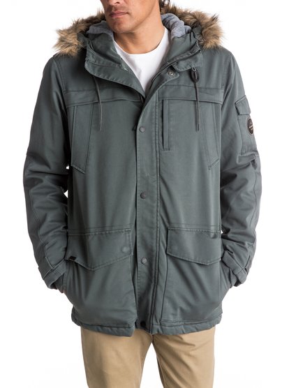 quiksilver, Парка Storm Drop 5K, URBAN GREY (krn0) Storm Drop 5K - Waterproof Winter Parka EQYJK03352