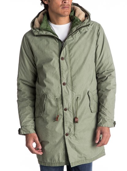 quiksilver, Парка Bremer Land (3 в 1), RIFLE GREEN (gsq0) Bremer Land - Longline 3-In-1 Jacket EQYJK03356