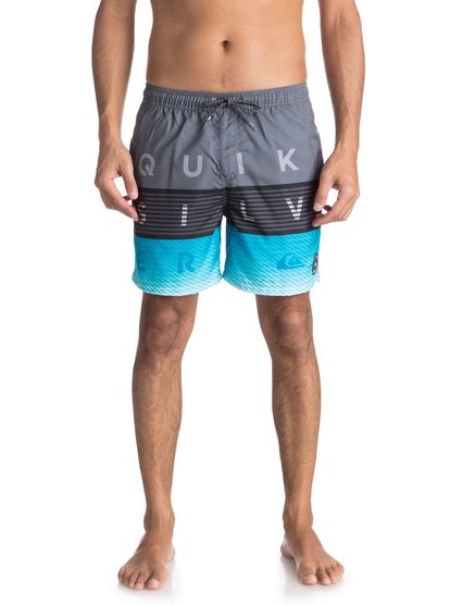quiksilver, Пляжные шорты Word Block 17", IRON GATE (kzm6) Word Block 17" - Swim Shorts for Men EQYJV03300