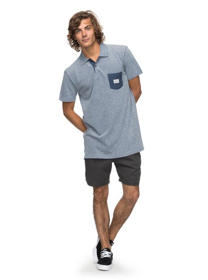 quiksilver, Рубашка поло Cruzl, BRIGHT COBALT (bpc0) Cruzl - Polo Shirt for Men EQYKT03716