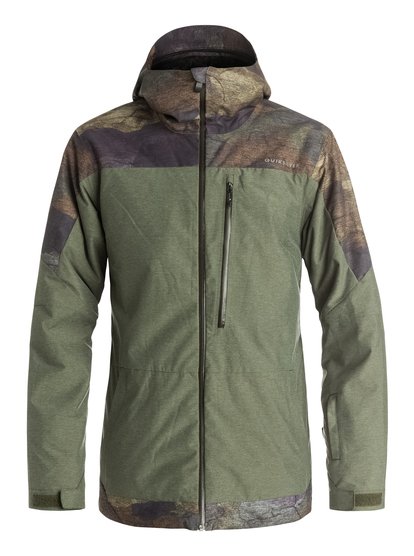 quiksilver, Сноубордическая куртка Tension, WOODLAND (csn7) Tension - Snow Jacket EQYTJ03057