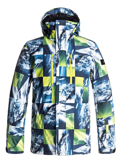 quiksilver, Сноубордическая куртка Mission, SULPHUR SPRING POW MOUNTAIN (ggp7) Mission - Snow Jacket EQYTJ03128