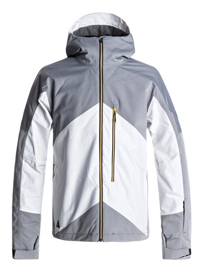 quiksilver, Сноубордическая куртка Stencil, SNOW WHITE (wbk0) Stencil - Snow Jacket EQYTJ03130