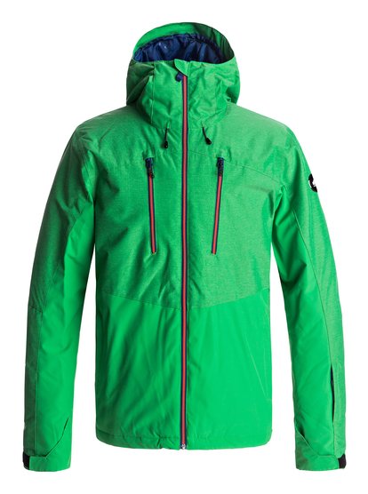 quiksilver, Сноубордическая куртка Mission Plus, KELLY GREEN (gnk0) Mission Plus - Snow Jacket EQYTJ03134