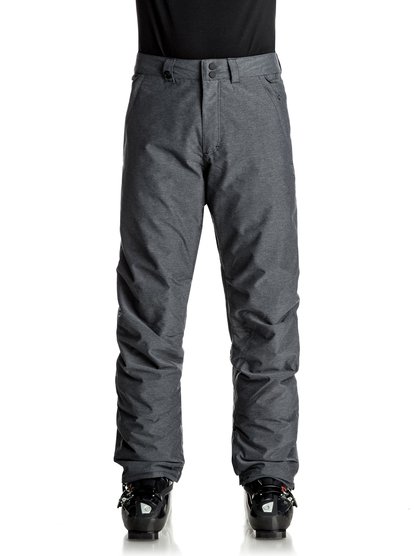 quiksilver, Сноубордические штаны Estate, BLACK HEATHER (kvjh) Estate - Snow Pants EQYTP03064