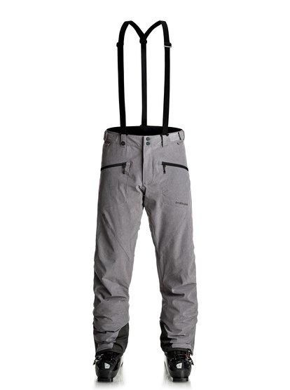 quiksilver, Сноубордические штаны Boundry Plus, GREY HEATHER (kpgh) Boundry Plus - Snow Pants EQYTP03077