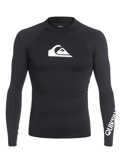 quiksilver, Гидрофутболка с длинным рукавом All Time UPF 50, BLACK (kvd0) All Time - Long Sleeve UPF 50 Rash Vest EQYWR03034