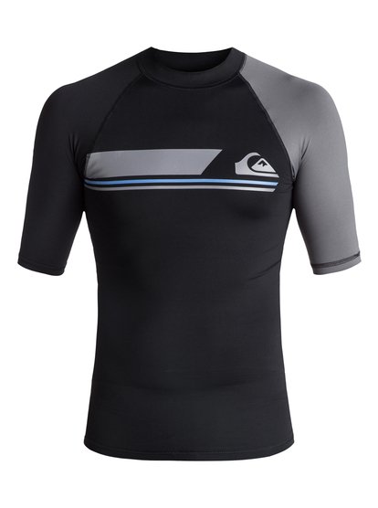 quiksilver, Гидрофутболка с коротким рукавом Active UPF 50, BLACK/ IRON GATE (xkkk) Active - Short Sleeve UPF 50 Rash Vest EQYWR03073