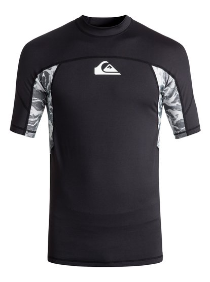 quiksilver, Гидрофутболка с коротким рукавом Slash UPF 50, BLACK (kvj0) Slash - Short Sleeve UPF 50 Rash Vest EQYWR03090