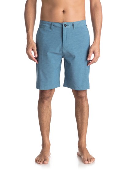 quiksilver, Шорты Amphibian Union Heather 20", REAL TEAL (bpr0) Union Heather 20" - Amphibian Board Shorts for Men EQYWS03488
