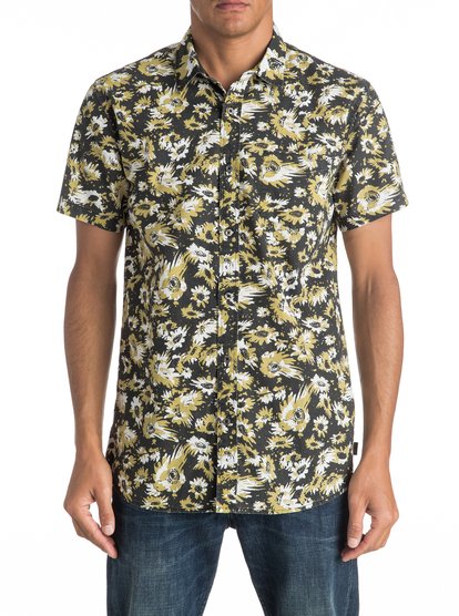 quiksilver, Рубашка с коротким рукавом Drop Out, ANTHRACITE DROP OUT SMALL (kvj6) Drop Out - Short Sleeve Shirt EQYWT03471