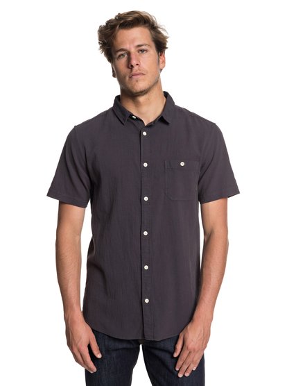 quiksilver, Рубашка с коротким рукавом New Time Box, TARMAC (kta0) New Time Box - Short Sleeve Shirt for Men EQYWT03632