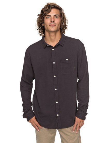 quiksilver, Рубашка с длинным рукавом New Time Box, TARMAC (kta0) New Time Box - Long Sleeve Shirt for Men EQYWT03633