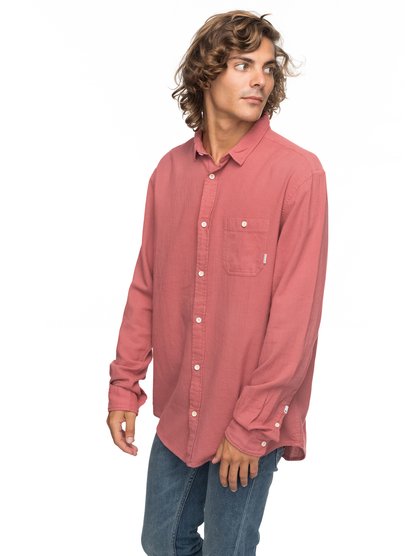 quiksilver, Рубашка с длинным рукавом New Time Box, MINERAL RED (mmz0) New Time Box - Long Sleeve Shirt for Men EQYWT03633