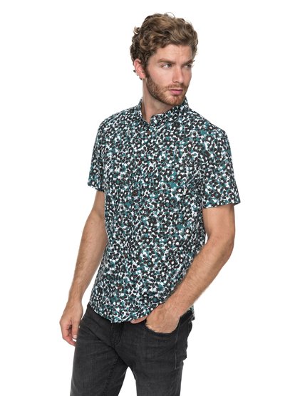 quiksilver, Рубашка с коротким рукавом Quiksilver, MALLARD LINEN (gqn6) Quiksilver - Short Sleeve Shirt for Men EQYWT03647
