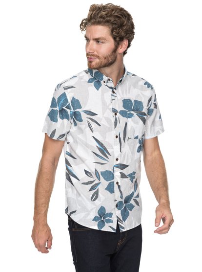 quiksilver, Рубашка с коротким рукавом Quiksilver, SLEET LINEN (szp6) Quiksilver - Short Sleeve Shirt for Men EQYWT03647