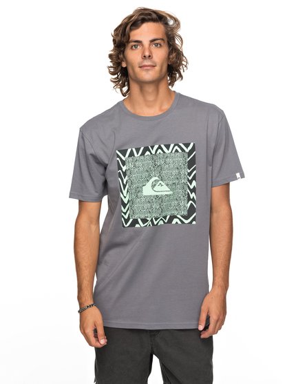 quiksilver, Футболка Classic Nano Spano, QUIET SHADE (kze0) Classic Nano Spano - T-Shirt EQYZT04775