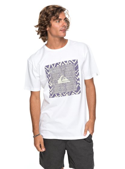 quiksilver, Футболка Classic Nano Spano, WHITE (wbb0) Classic Nano Spano - T-Shirt EQYZT04775