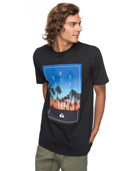 quiksilver, Футболка Classic Salina Stars, BLACK (kvj0) Classic Salina Stars - T-Shirt EQYZT04778