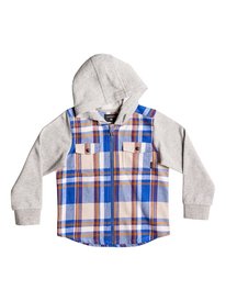 quiksilver, Рубашка с длинным рукавом Bakye, TURKISH SEA (bqs0) Bakye - Hooded Long Sleeve Shirt EQKFT03222