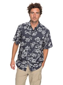 quiksilver, Рубашка с коротким рукавом Waterman Omfloral, DARK SHADOW OMFLORAL (krp6) Waterman Omfloral - Short Sleeve Shirt EQMWT03112